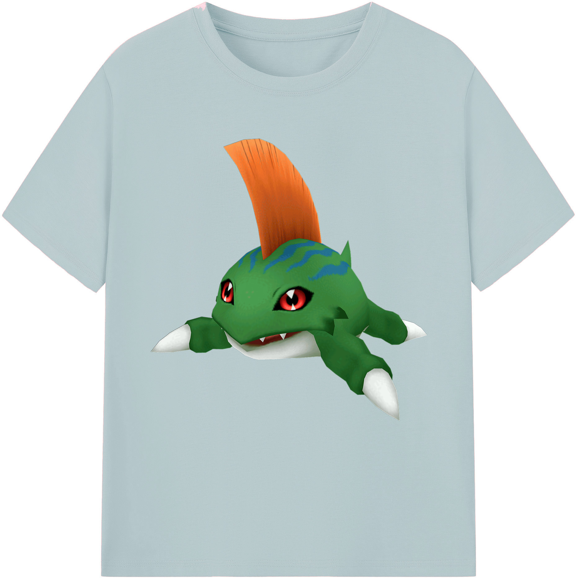 （画像用） Digimon デジタルモンスター/デジモン 綿100％半袖Tシャツ（フロントプリント）